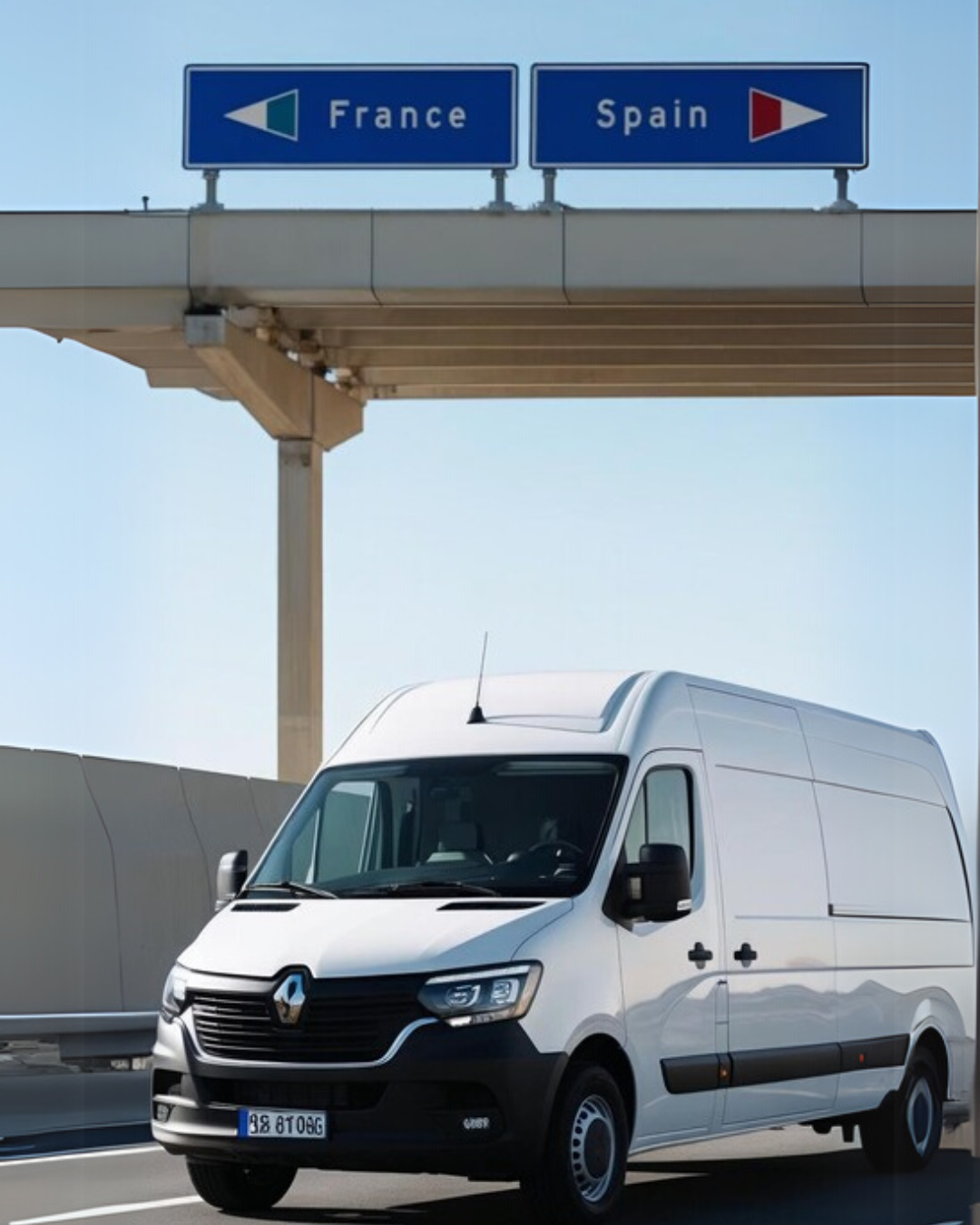 Carrinha da Senhor Mudanças a realizar mudança internacional em Portugal para França ou Espanha